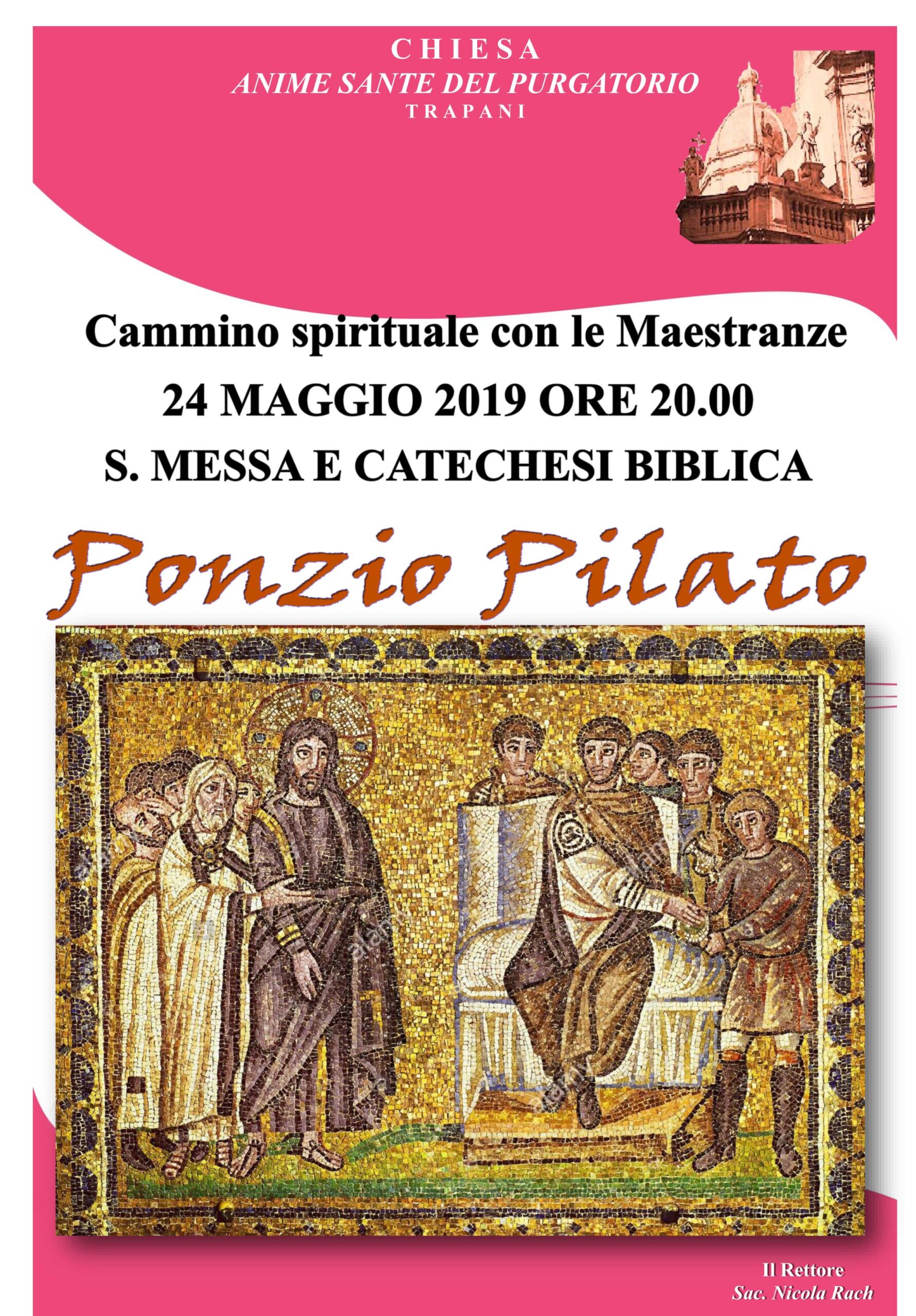 Cammino Spirituale delle Maestranze Maggio 2019