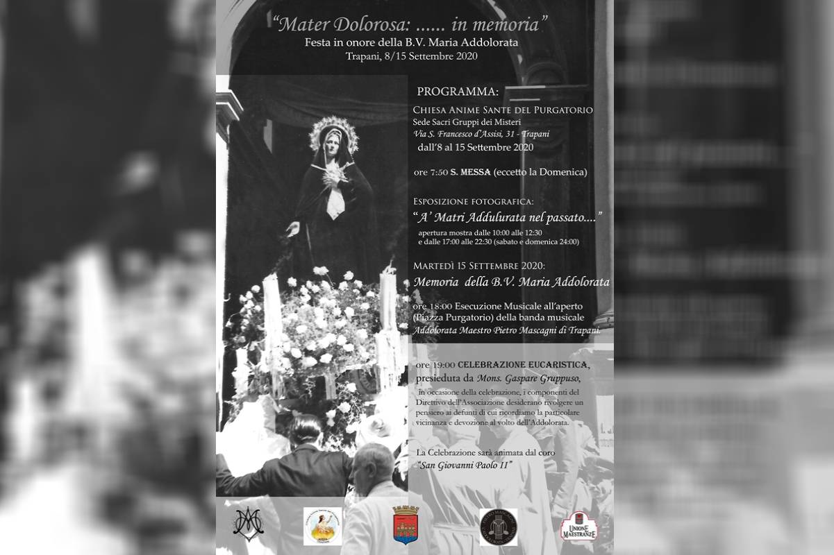 Al via da domani le manifestazioni legate a “Mater dolorosa…in memoria”