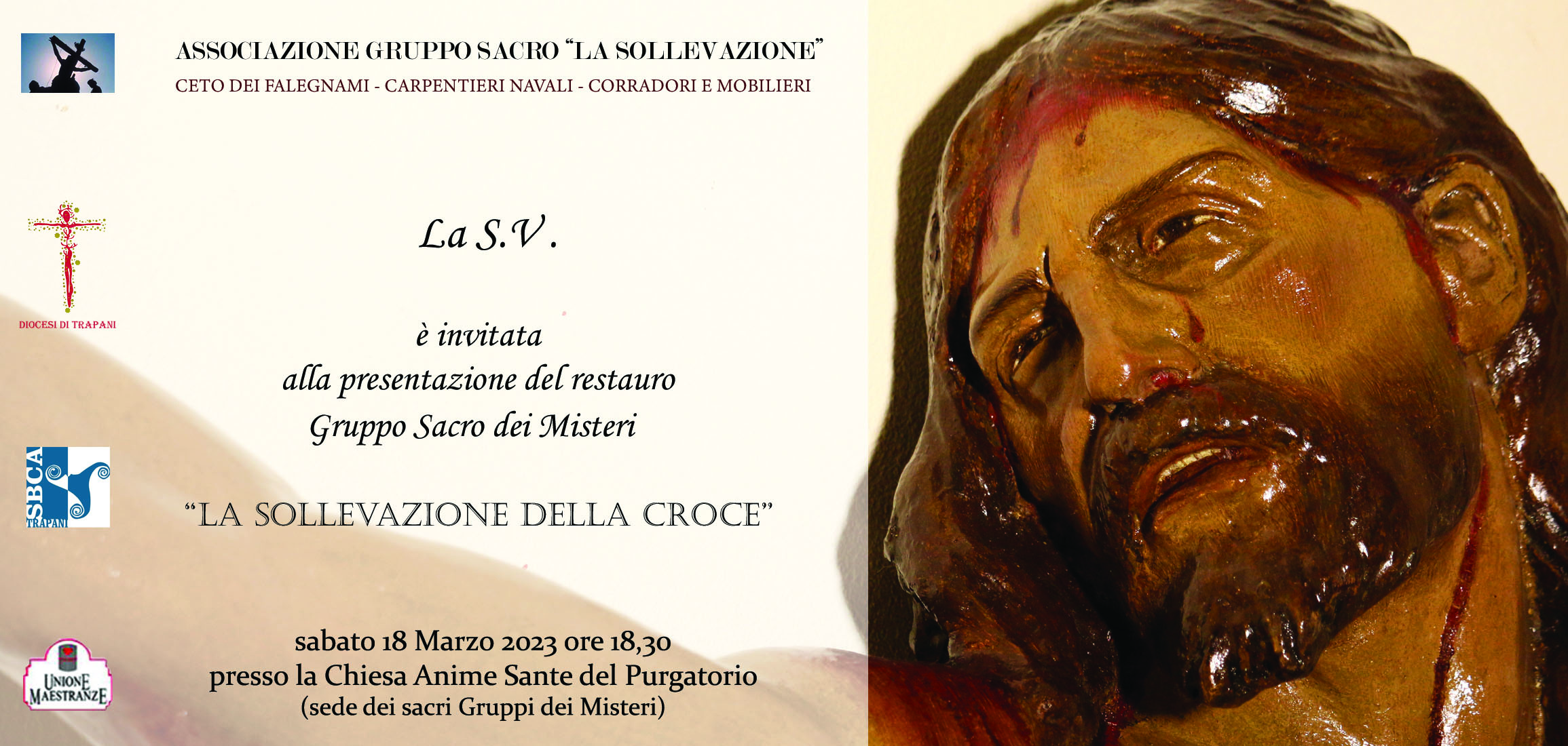 Presentazione Restauro ” La Sollevazione della Croce “